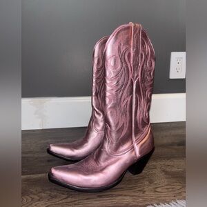 Miranda Lambert Pink Cowgirl Boots